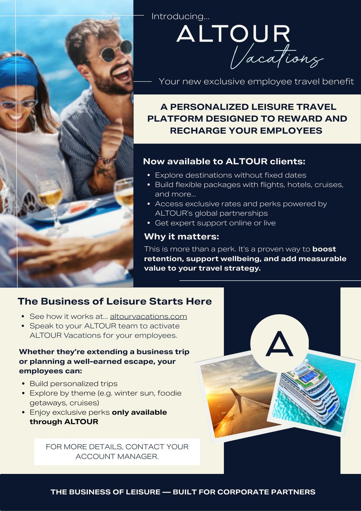 ALTOUR Vacations Ad Client Newsletter